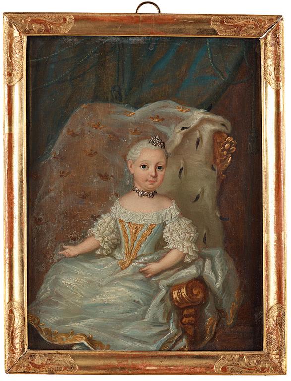 Ulrica Fredrica Pasch, Gustaf III (1746-1792) & Sophia Albertina (1753-1829) som barn.