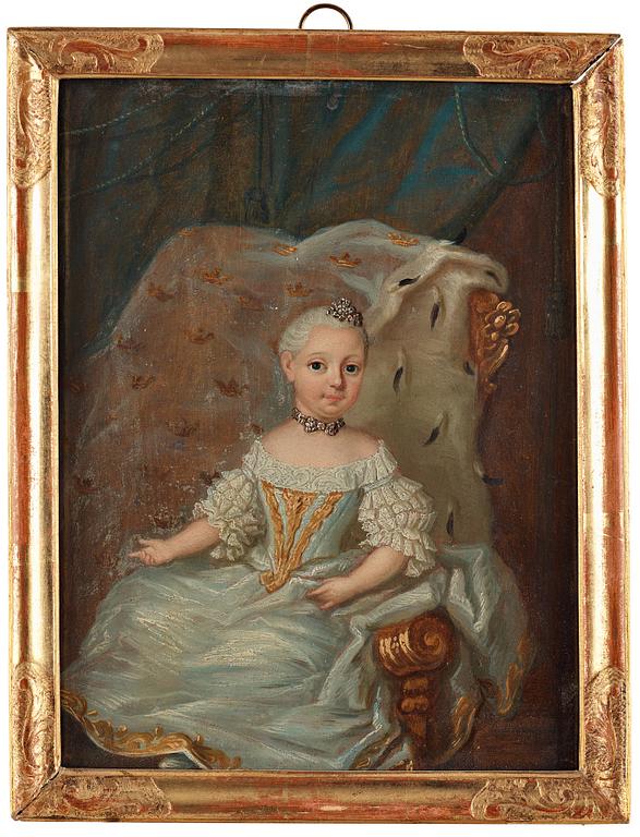 Ulrica Fredrica Pasch, Gustaf III (1746-1792) & Sophia Albertina (1753-1829) as children.