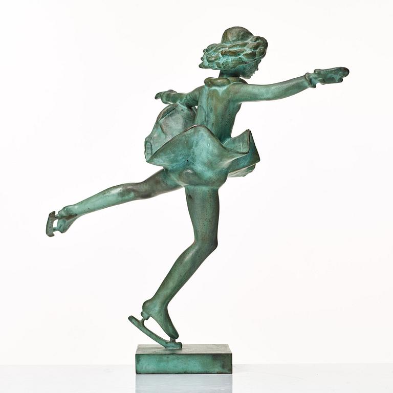 Carl Milles, "Skridskoprinsessan" (=The skater princess).