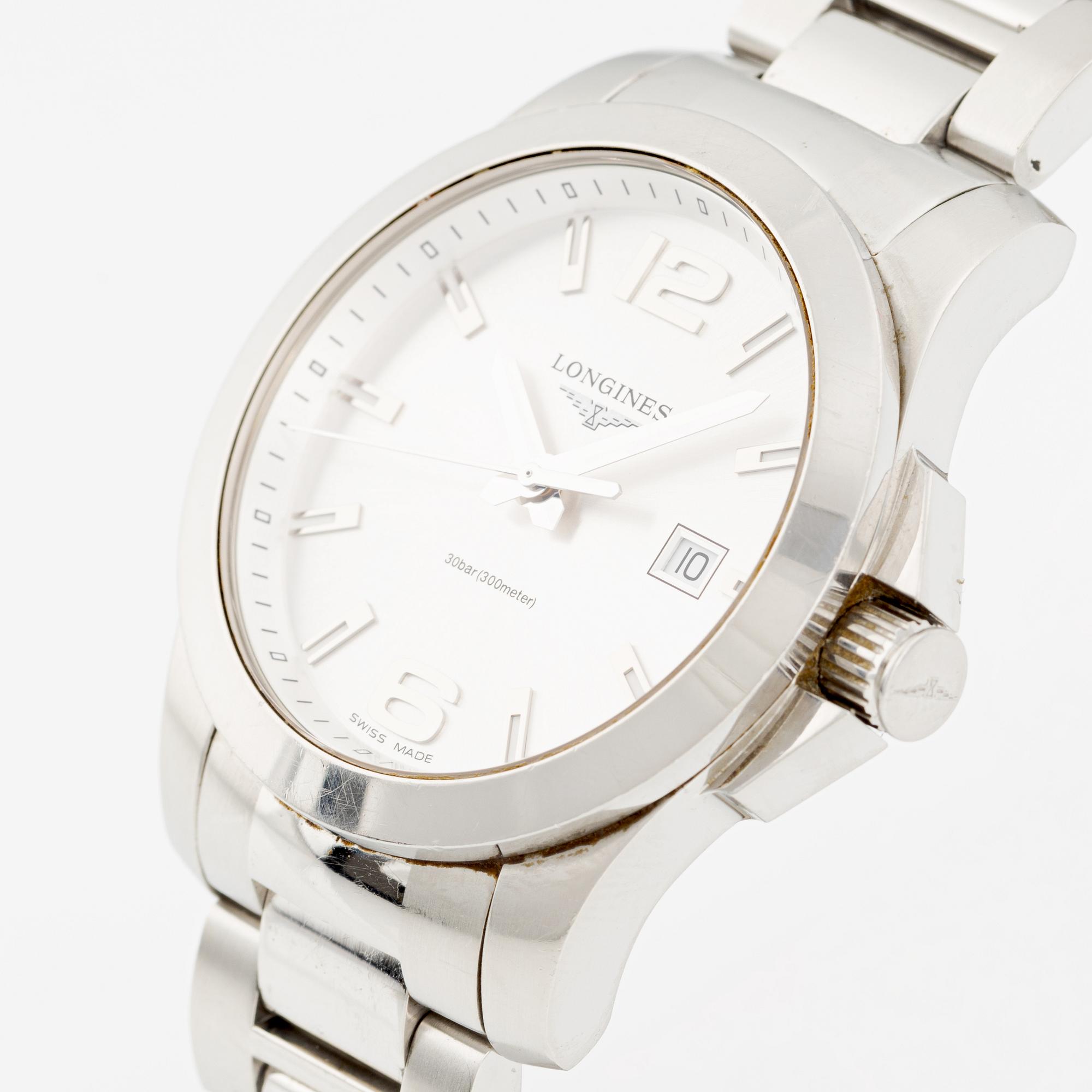 Longines, Conquest, wristwatch, 41 mm.