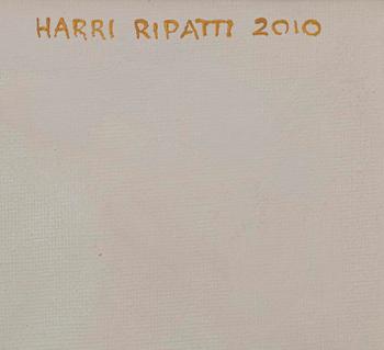 HARRI RIPATTI, Olja på duk, sign. 2010.