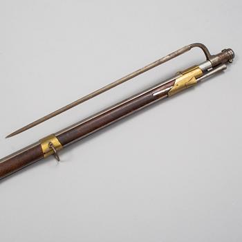 A Swedish percussion gun 1815-49 pattern.
