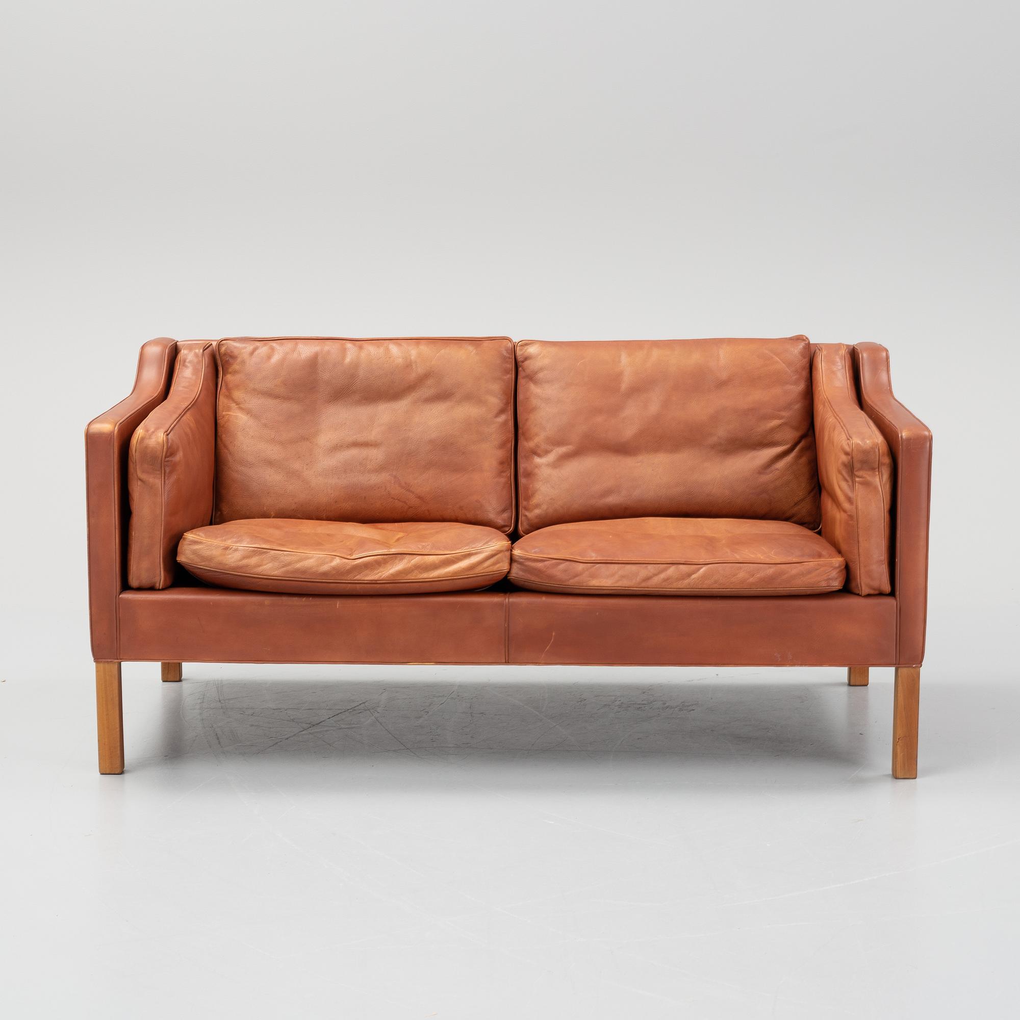 Børge Mogensen, soffa, modell 2212, Fredericia Stolefabrik, Danmark.