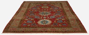 A Qum carpet, Central Persia, c. 310 x 190 cm.