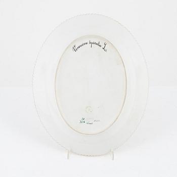 A 'Flora Danica' porcelain dish, Royal Copenhagen, Denmark, 1923-1934.