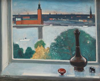 643. Einar Jolin, "Fönsterutsikt, Stockholm".