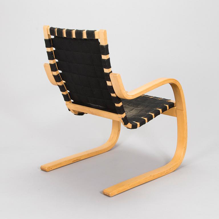 Alvar Aalto, a 1980s '406' armchair, Artek.