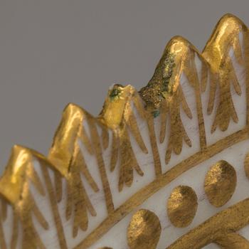 A "FLORA DANICA" PLATE, porcelain, no 20/3547, Royal Copenhagen (1898-1923).