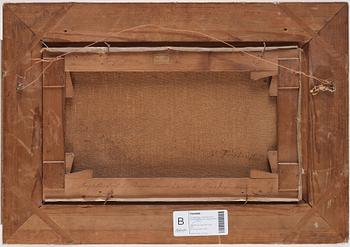 "Amphitheatret i Pompei med Vesuv i Baggrunden".