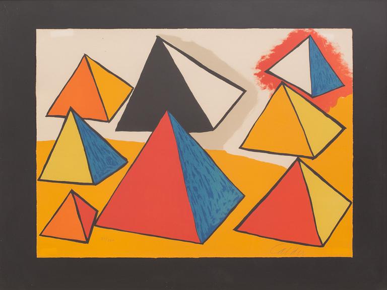 ALEXANDER CALDER, lithograph in colours signed and numbered.