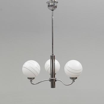 TAKLAMPA, 1900-talets andra hälft, höjd 69 cm.