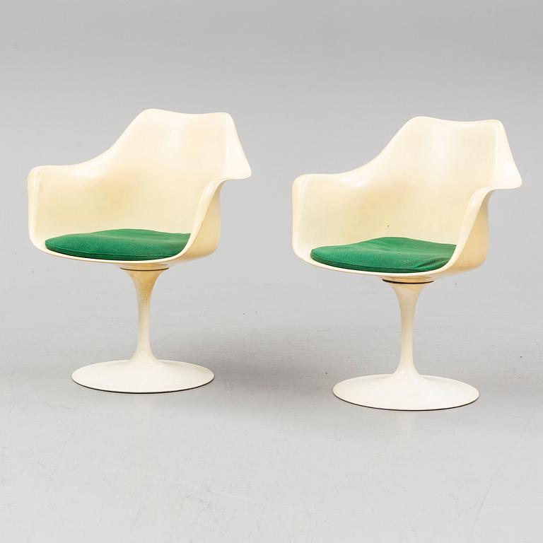 EERO SAARINEN, a pair of 'Tulip' chairs, Knoll, Switzerland.