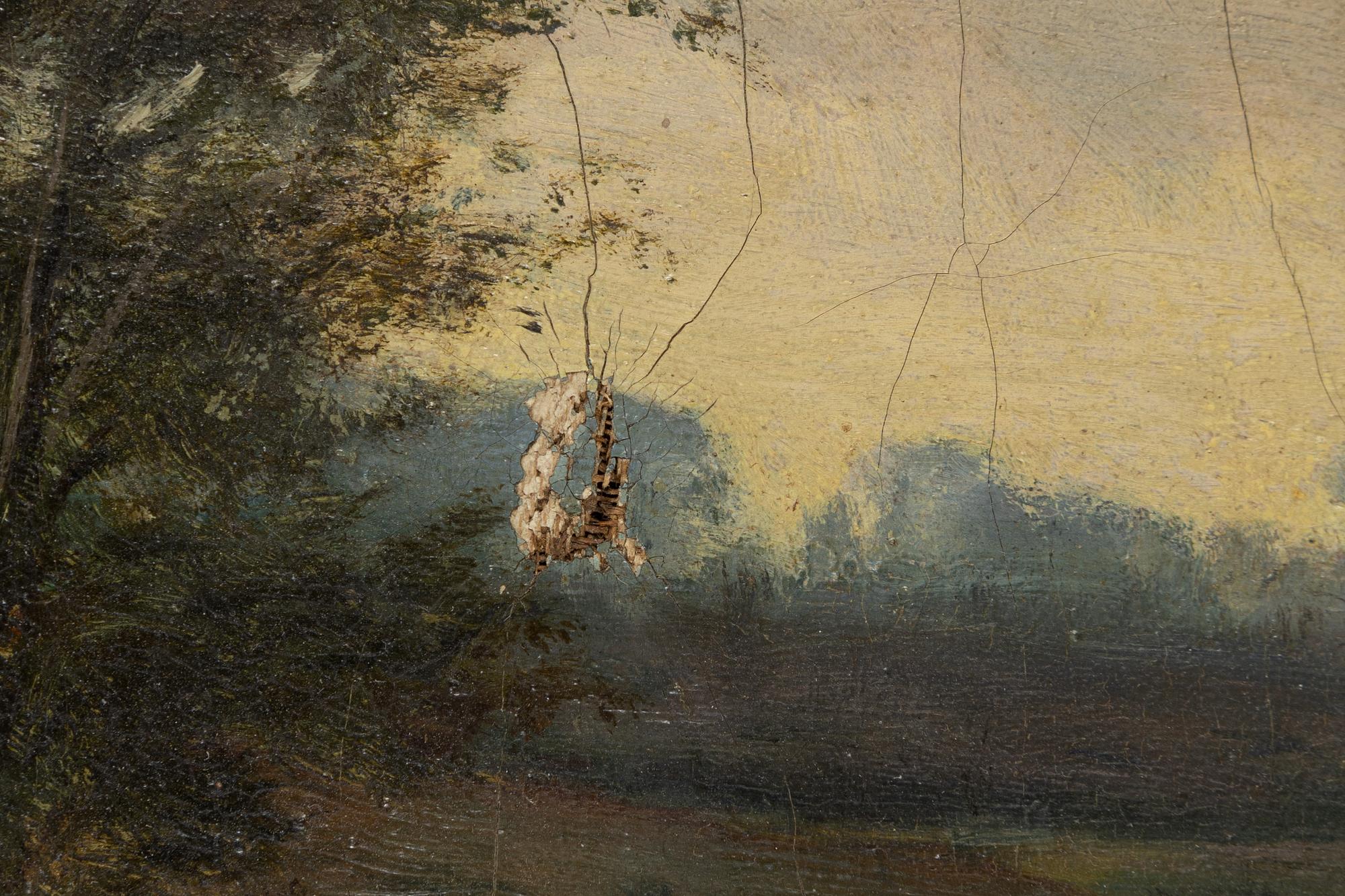 Carl August Fahlgren, oil on canvas, signed and dated 1883.