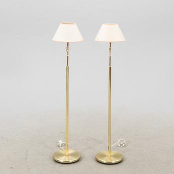 Golvlampor 1 par, Belysia AB Sweden, 1900-talets senare hälft.