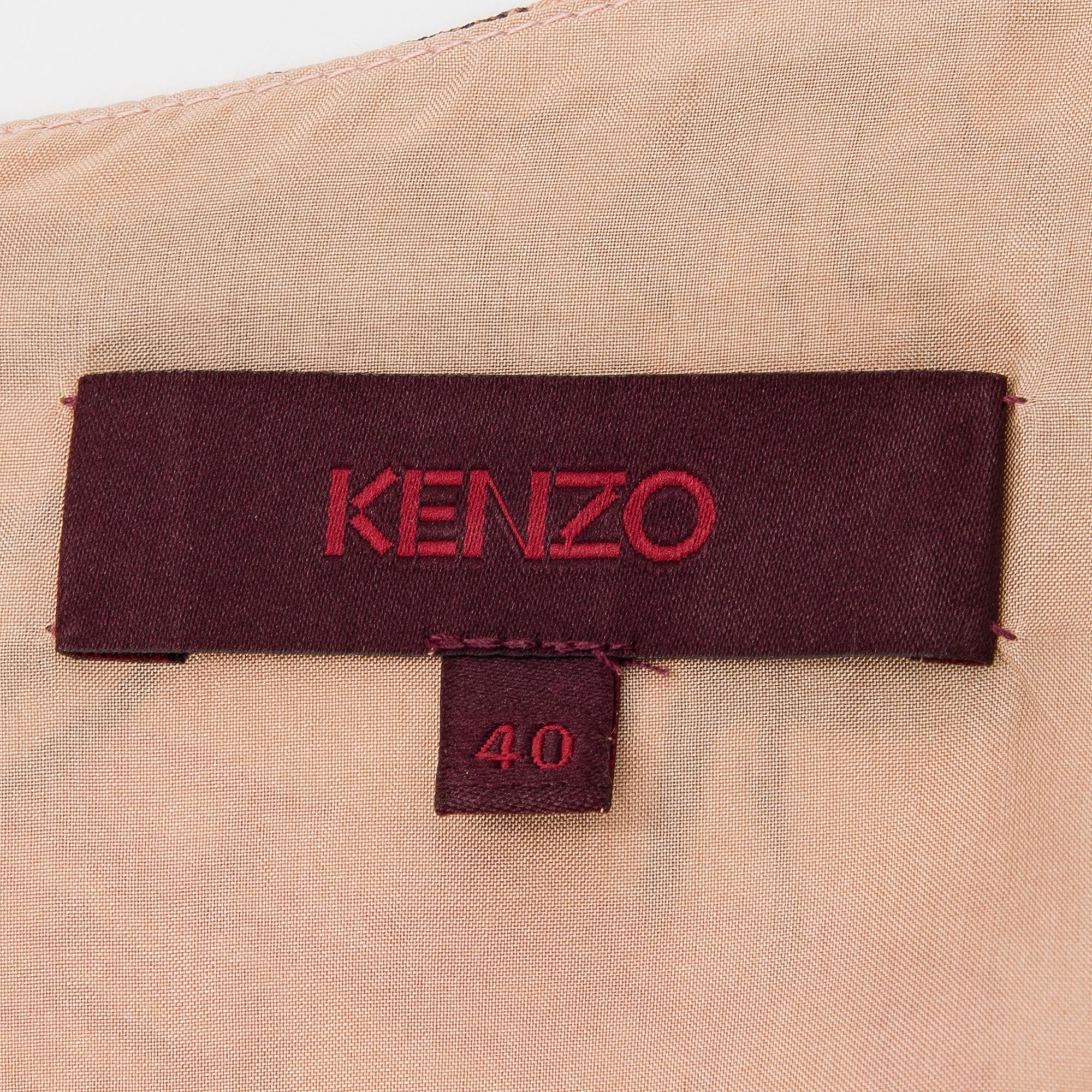 KLÄNNING, KENZO. Storlek enligt etiketten 40.