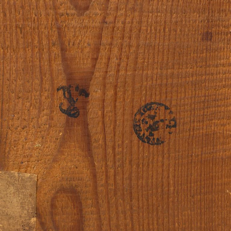 Spegel, sengustaviansk, tidigt 1800-tal.