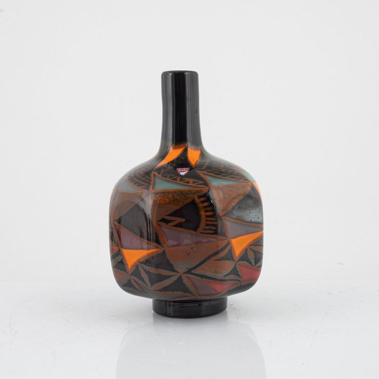 Eva Englund, a "Millefiore Röd", glass vase, Orrefors Gallery, Sweden, 1990.