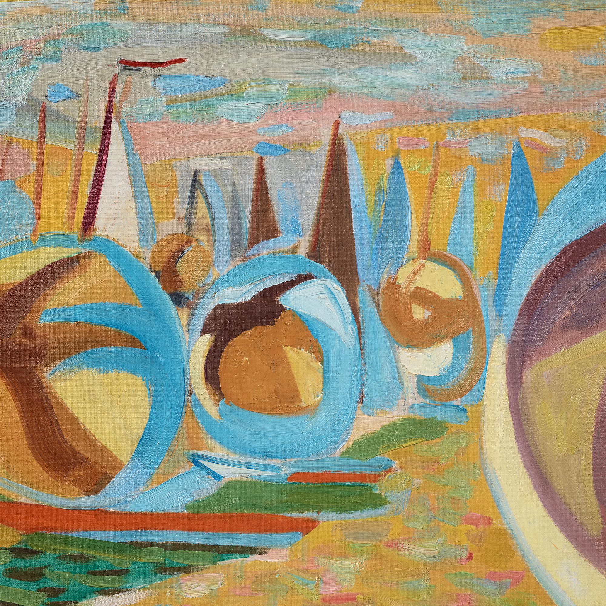 Tage Hedqvist, olja på duk, signerad och daterad 1945.