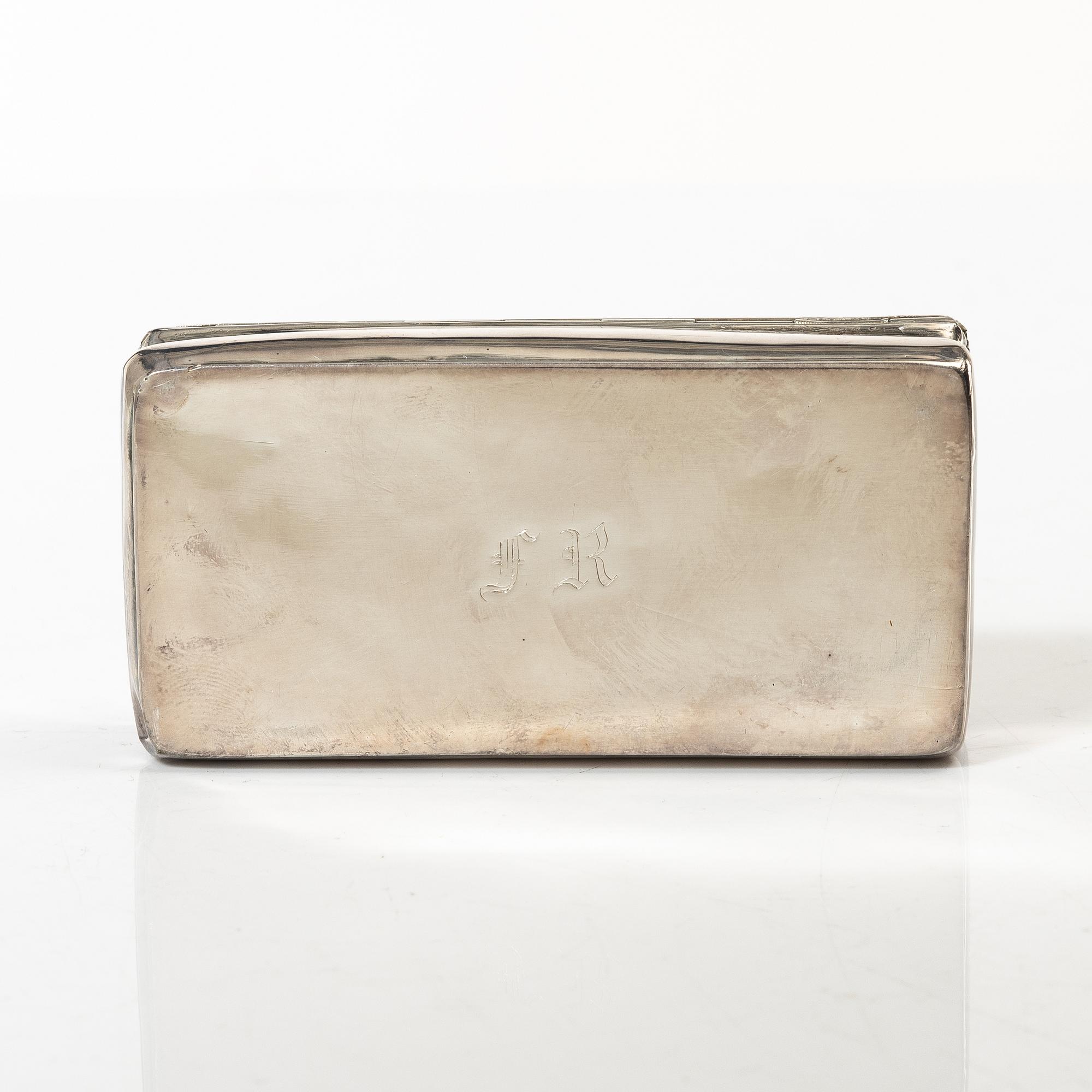 Silver, 5 pieces, Sweden 19th-20th century.