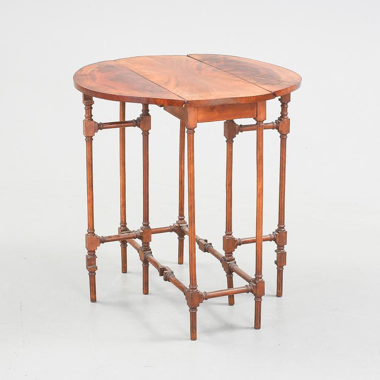Folding table, late 19th century.