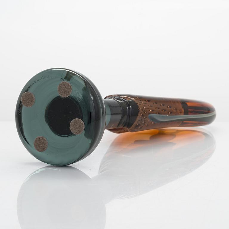 Oiva Toikka, glasskulptur, "Lollipop", signerad Oiva Toikka, Nuutajärvi 2008, 84/100.