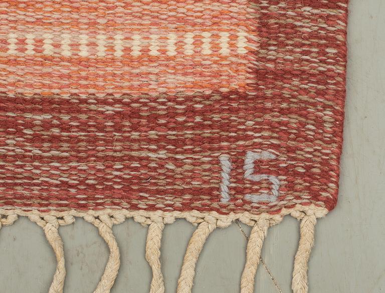 MATTA, rölakan, monogramsignerad IS (Ingegerd Silow). Ca 240 x 165 cm.