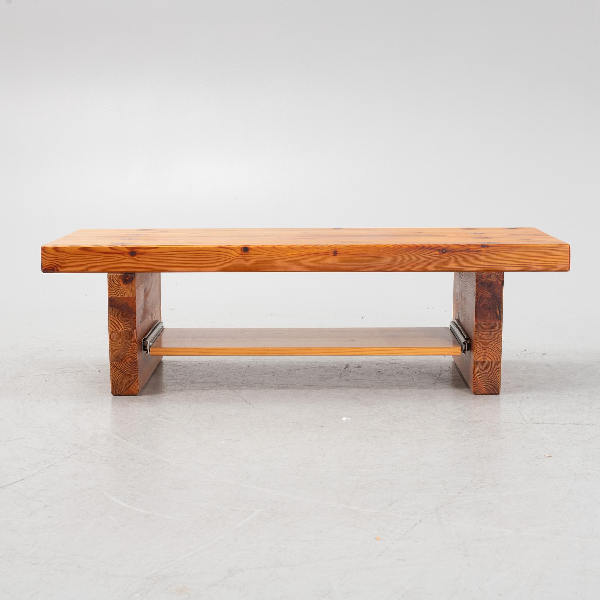 Roland Wilhelmsson, a pinewood bench, 1970s.