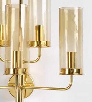 Hans-Agne Jakobsson, a wall sconce, "Sonata", model "V169-5", Hans-Agne Jakobsson AB, Markaryd, 1960s-70s.