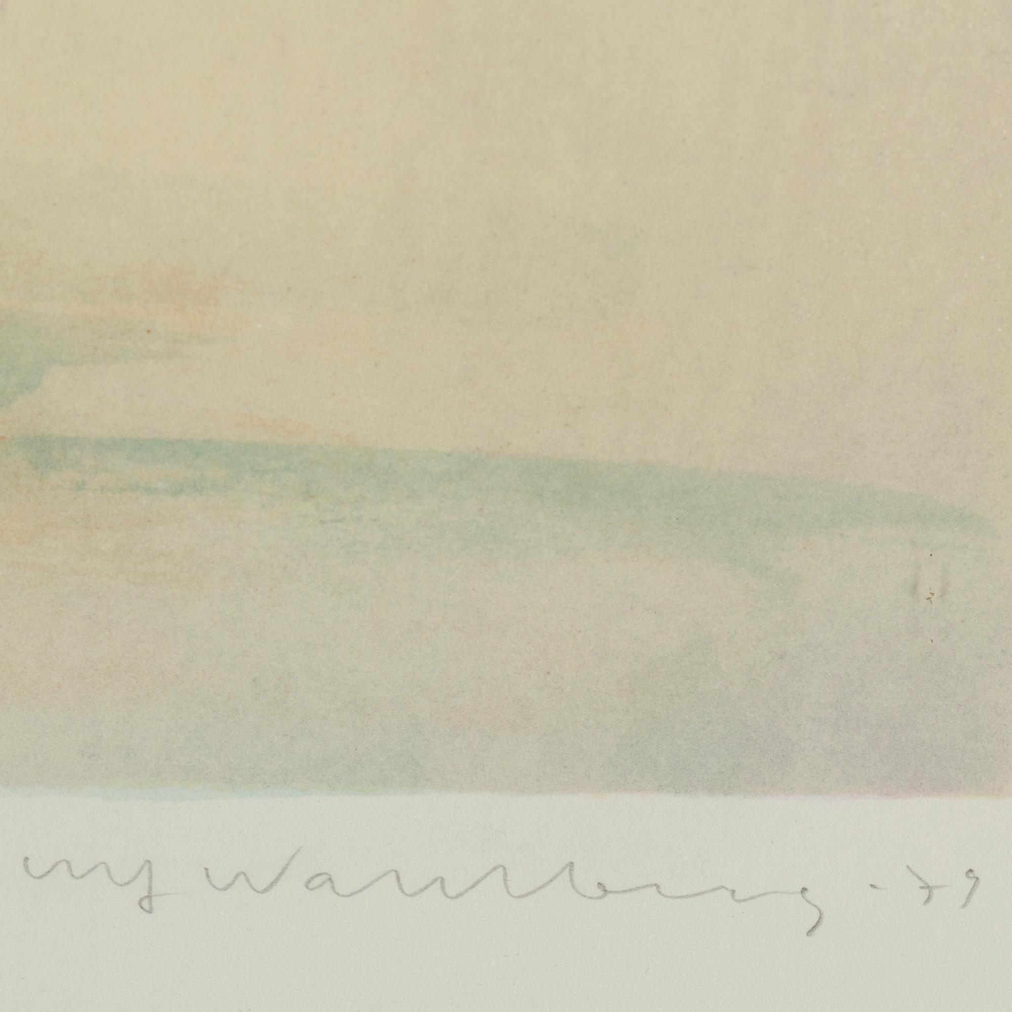 ULF WAHLBERG, färglitografi, 1979, signerad 79/250.