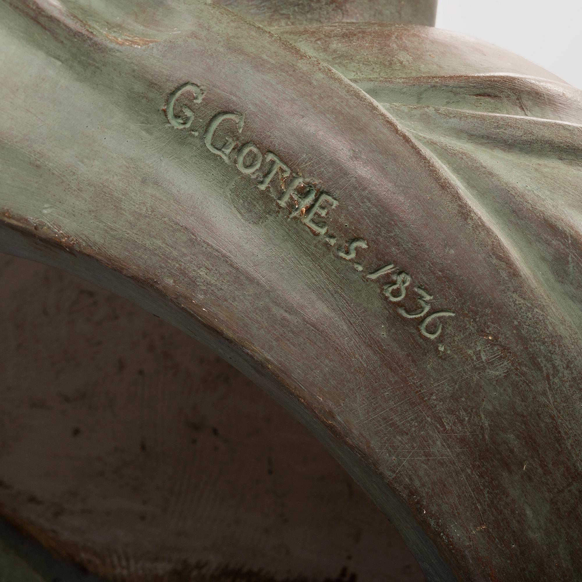 Erik Gustaf Göthe, ERIK GUSTAF GÖTHE, depicting Karl XIV Johan (King of Sweden 1818-44).