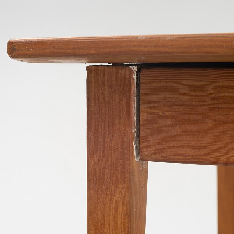 Carl Malmsten, a 'Fryklund' pine desk.