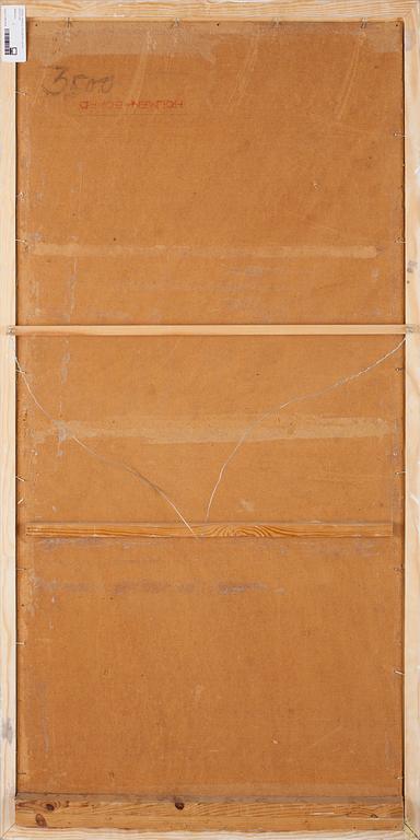 HARALD SALLBERG, olja på pannå, sign.