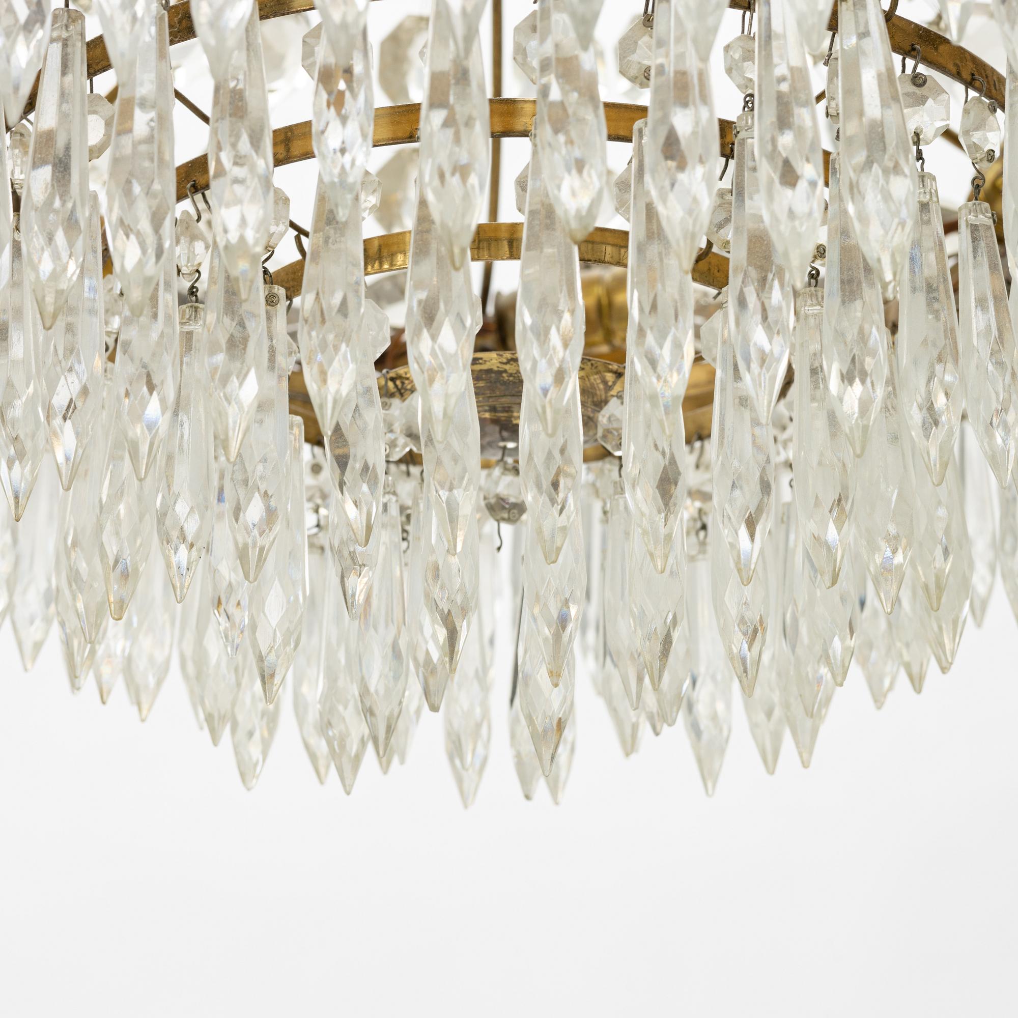 An Empire style chandelier, 20th Century.