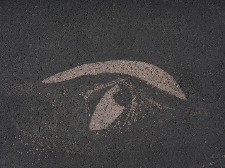 Antoni Tàpies, "Signe gris".