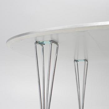Bruno Mathsson, & Piet Hein, a dining table, 'Superellipse', Fritz Hansen, Denmark, 1996.