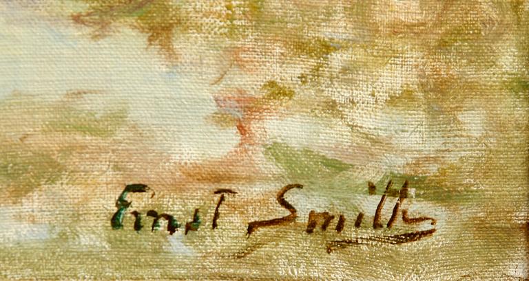 ERNST SMITH, olja på duk, sign.