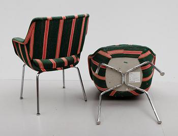 KARMSTOLAR, 6 (4+2) st, Finnart ab, Martela Oy, Helsingfors, Olli Mannermaa, 1900-talets andra hälft.