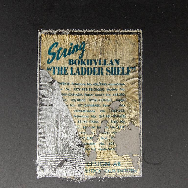 Nils Strinning, vägghylla "The ladder shelf" 1900-talets mitt.