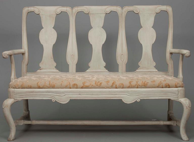 SOFFA, senbarockstil, Sverige, ca 1900.