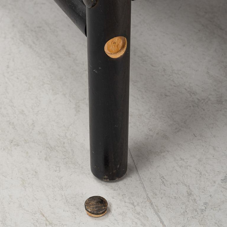 Bror Boije, fåtölj med fotpall, "Junker Hög", Dux, 1970-tal.
