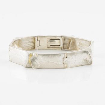 Björn Weckström, bracelet "Ceres", sterling silver, for Lapponia, Finland 1972.