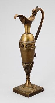 KANNA, mässing, empirestil, 1800/1900-tal.