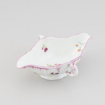 A Berlin sauce boat, 19th Century.