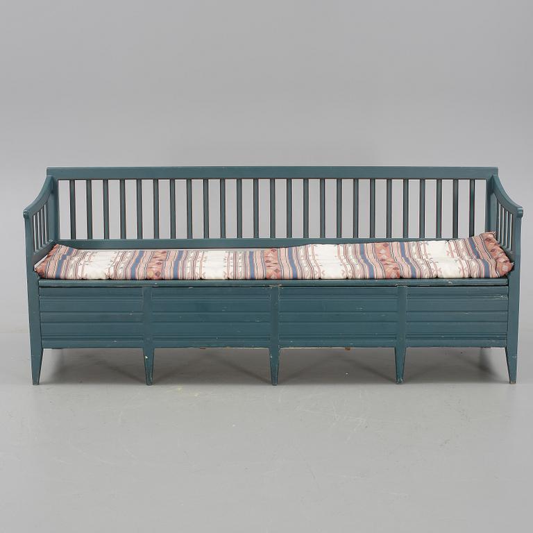 SOFFA/FÅLLBÄNK, allmoge, Blekinge, 1800-tal.