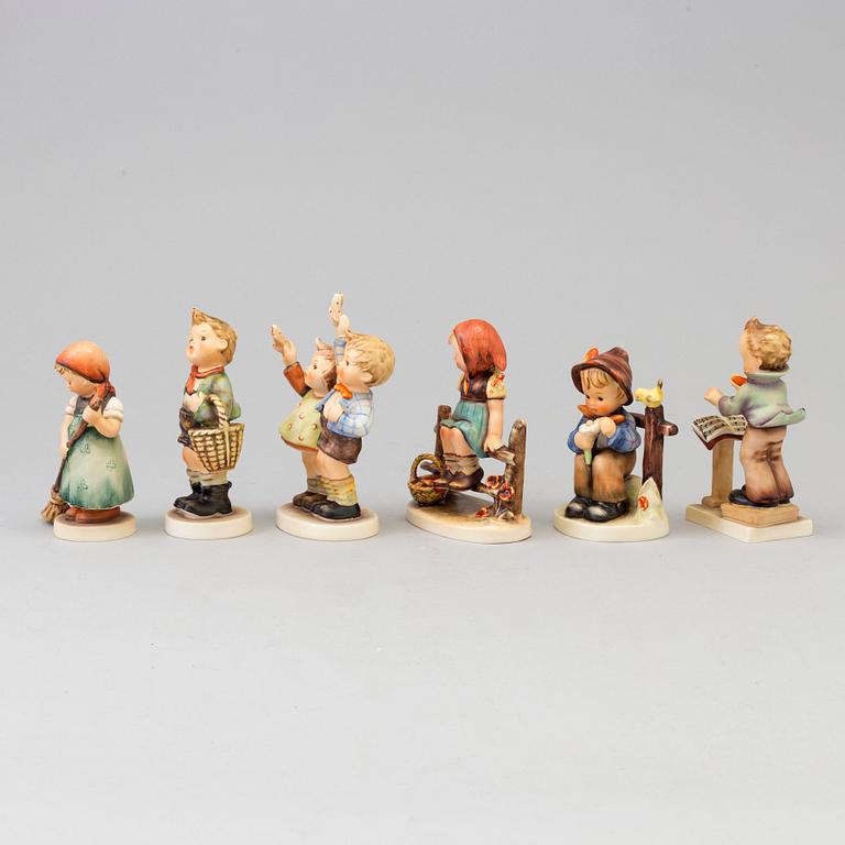 MARIA INNOCENTIA HUMMEL, 6 figurines, Goebel, Germany 1930´/70´s.