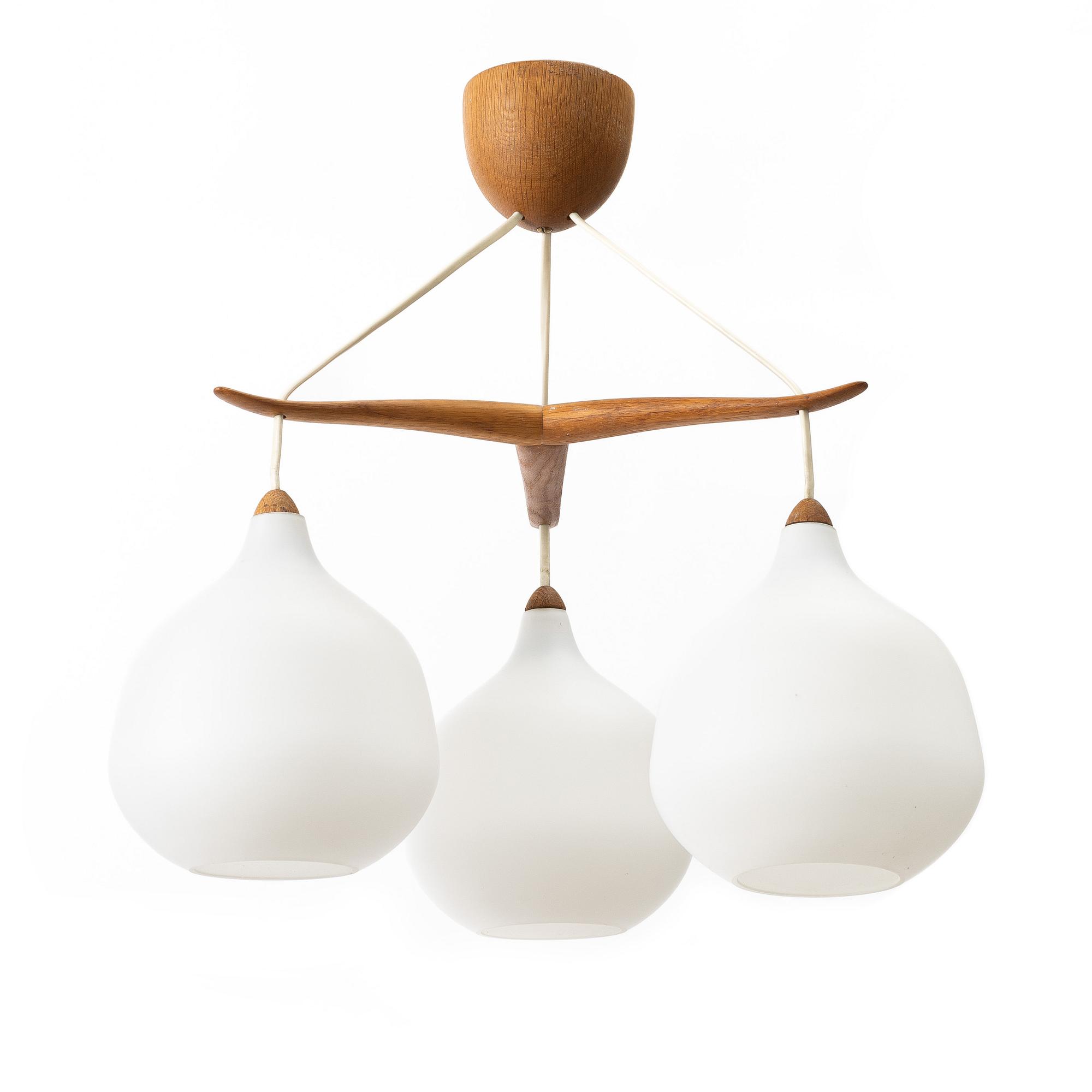 Uno & Östen Kristiansson, Ceiling lamp, Luxus, second half of the 20th century.