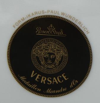 TERRIN, porslin, "Ikarus", Paul Wunderlich, Rosenthal för Versace.