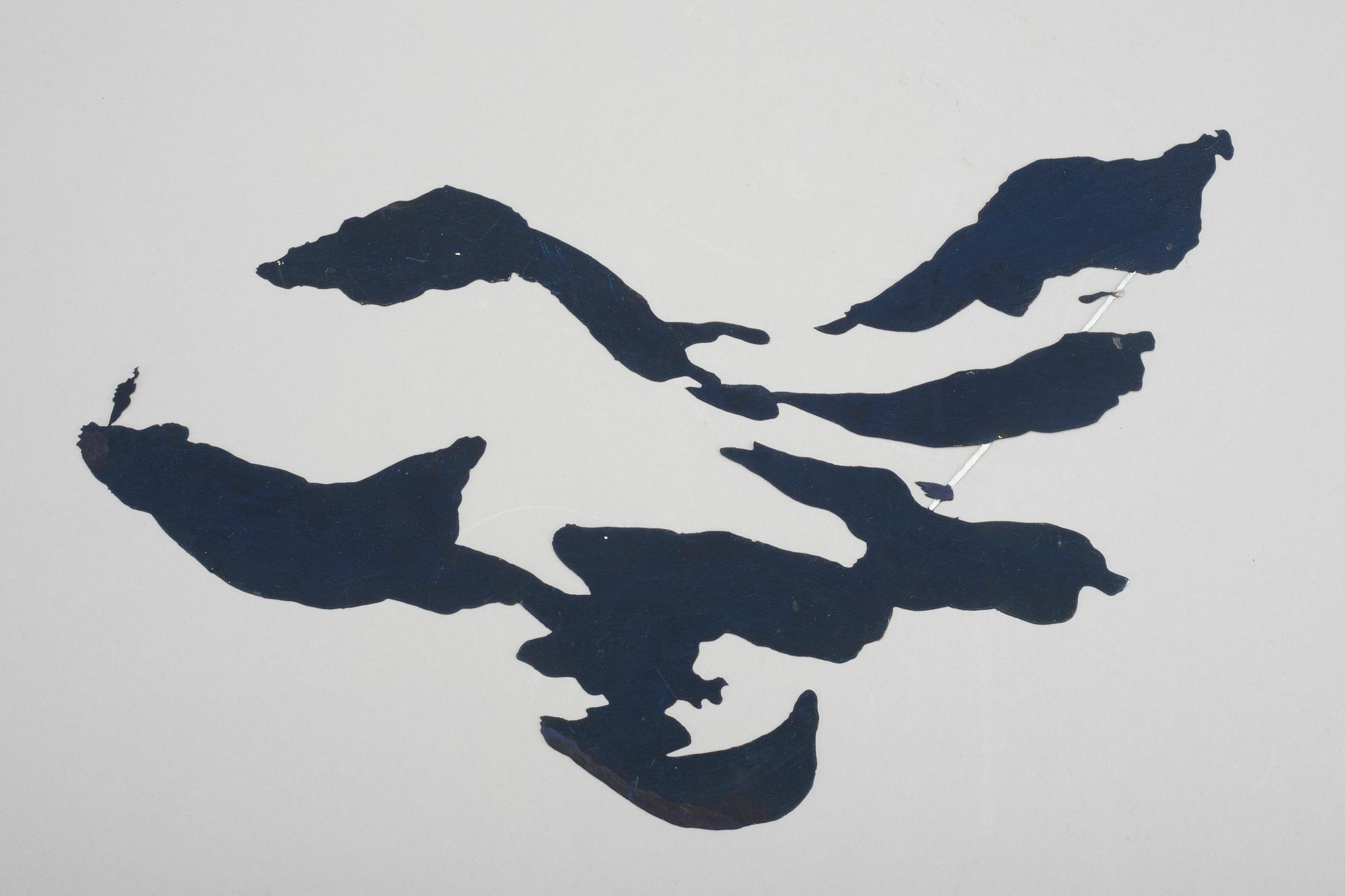 CURT ASKER, wall sculpture, signed.