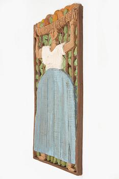 Bengt Lindqvist, "Woman with Fruit Basket".