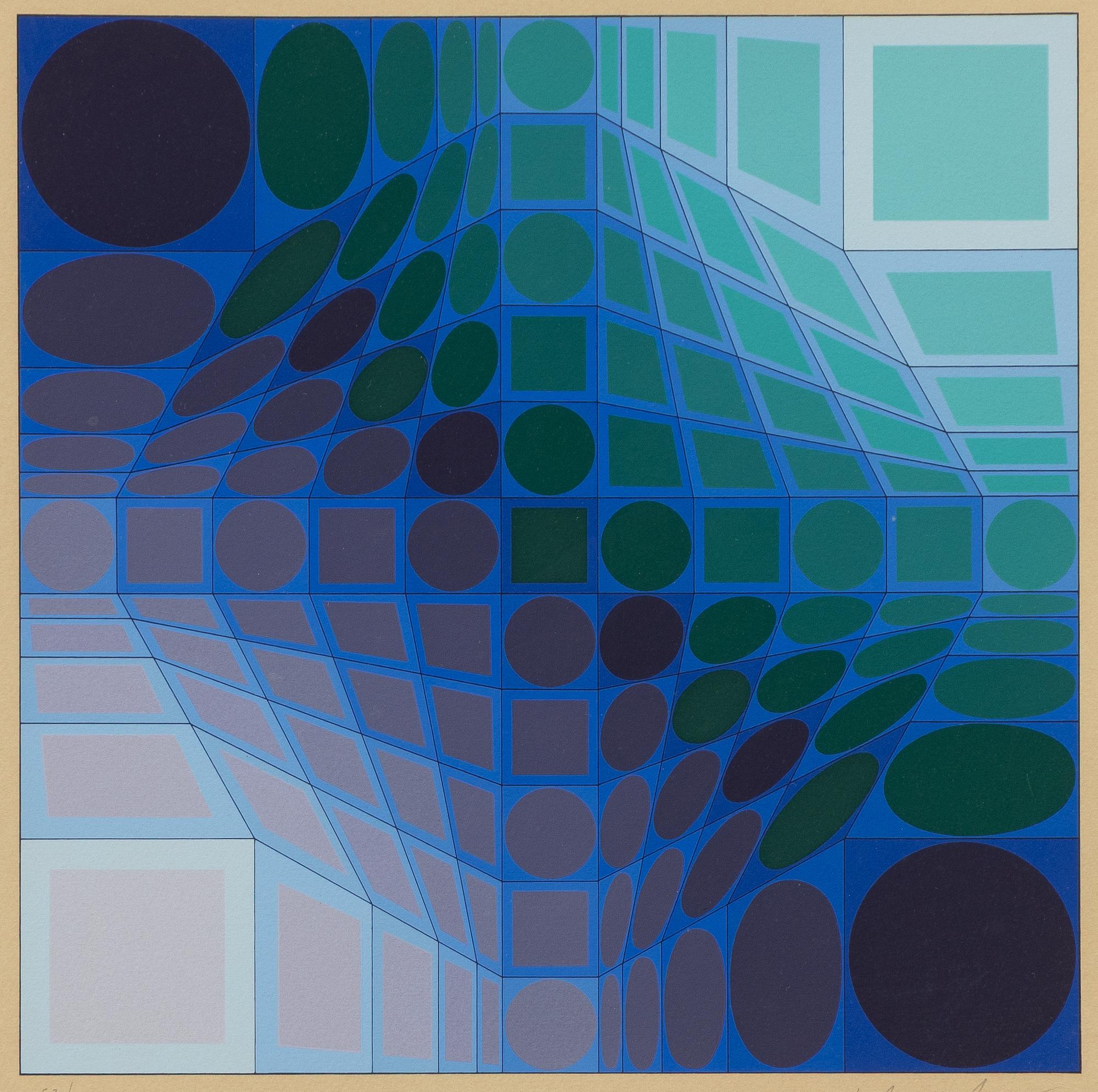 Victor Vasarely, "Del-Kelet".